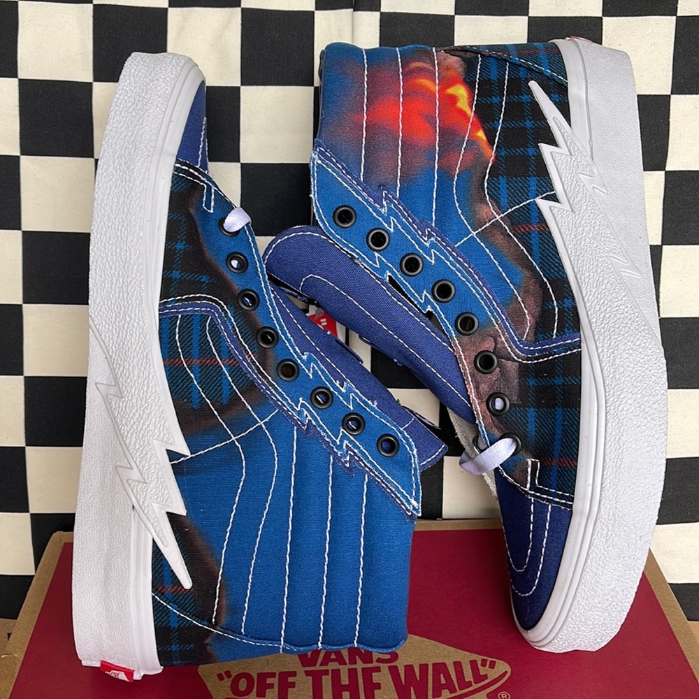 Vans Sk8-Hi Bolt Big Reveal Closet Navy/White Men’s sneakers - Picture 12 of 16